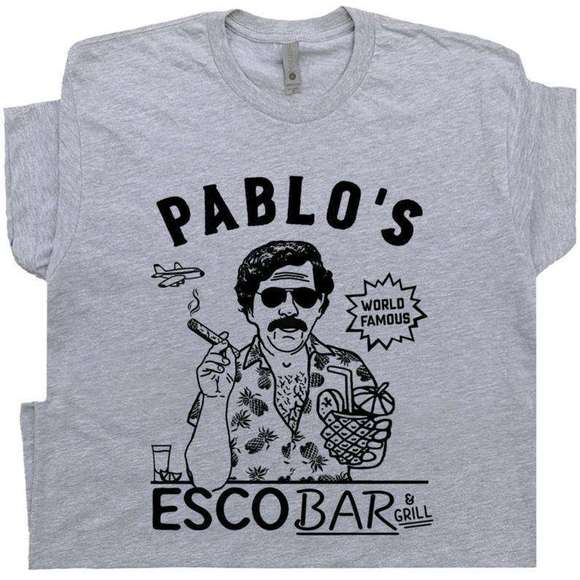 Gildan Tops - Pablo Escobar T Shirt Famous Bar